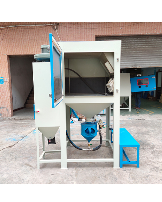 High Pressure Manual Sandblasting Machine with Turntable Cart
