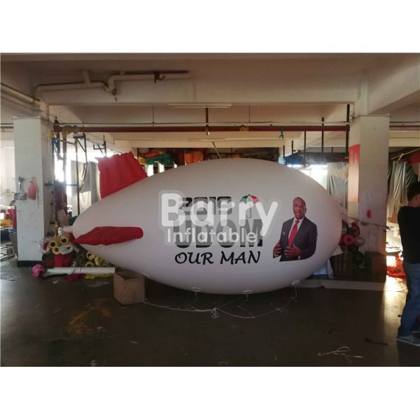 Блимп большого воздушного шара самолета рекламы раздувной с изготовленным на заказ печатанием логотипа