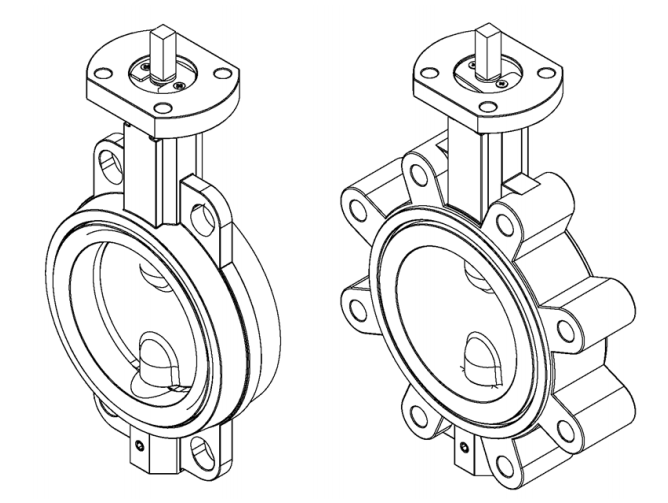 Vulcanized Seal Seat With Low Operation Torque For Wafer / Lug Butterfly Valve Parts