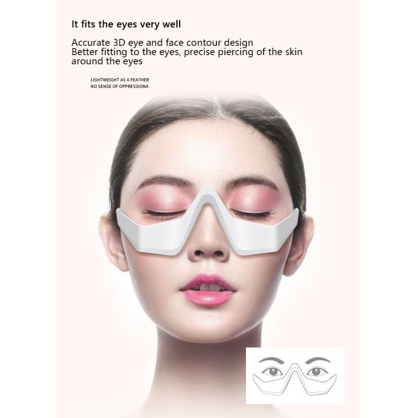 Anti-Puffiness 2024 Micro-current Ems Eye Massager For Eye Wrinkle Dark Circle Removal