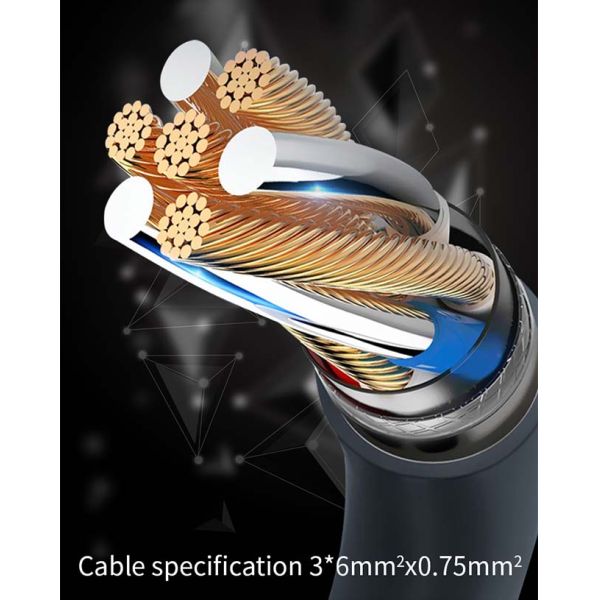 IP67 Type2 to Type1 Electric Car Extension Cable 7kw 32A EV Charging Accessories