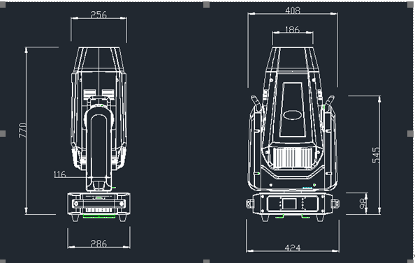 ATG Scan Beam Moving Head Led Spot Beam Gobo Moving Head Light 600W 80 RGBW Bulb 45 Ktv Nice Stage Light KTV Xmas Party Wedding