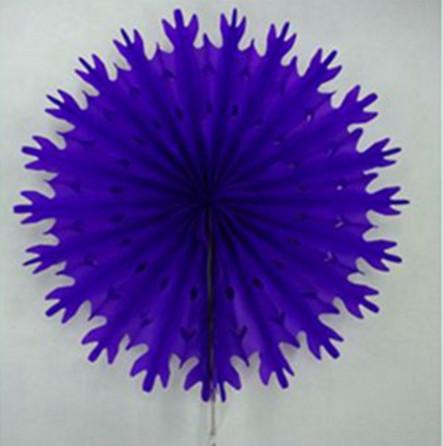 Factory direct fan flower fan holiday party decoration paper craft paper fan flower hollow fan flower；red，yellow，green