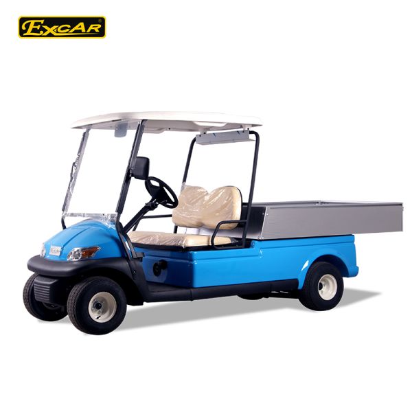 2 Seater Hotel Buggy Car , Electric Utility Golf Carts 100% Waterproof Accelerator