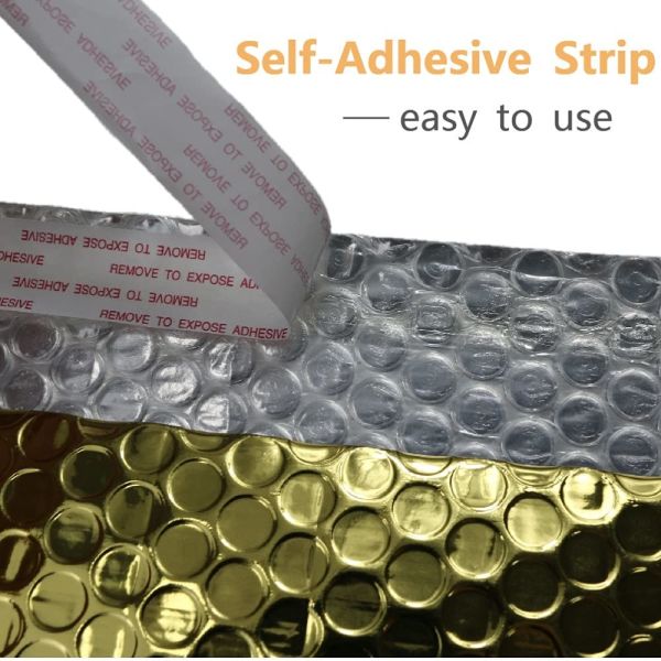 Aluminum Poly Bubble Mailers Padded Mailers For Shipping Business