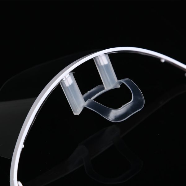 Flat Anti Fog Clear Plastic Mouth Cover For Catering