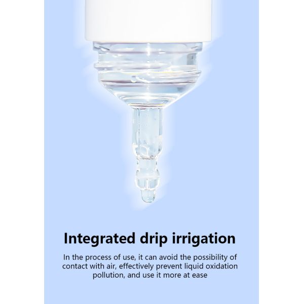 Розовая бутылка белое косметическое пустое 15ml капельницы золота для стороны глаза волос