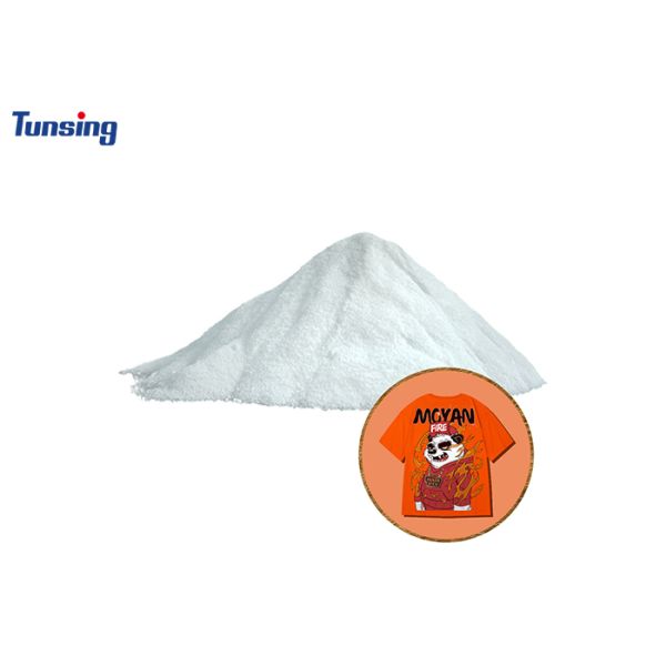 Hot Melt Adhesive Powder White TPU Polyurethane Adhesive Soft Powder DTF Hot Melt Glue for DTF PET Film T-shirt Printing