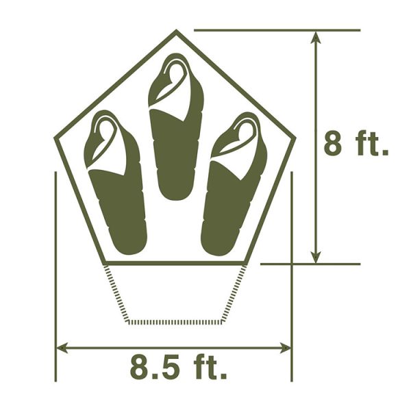 Easy Set Up 4 Doors Lightproof Outdoor Camping Tent
