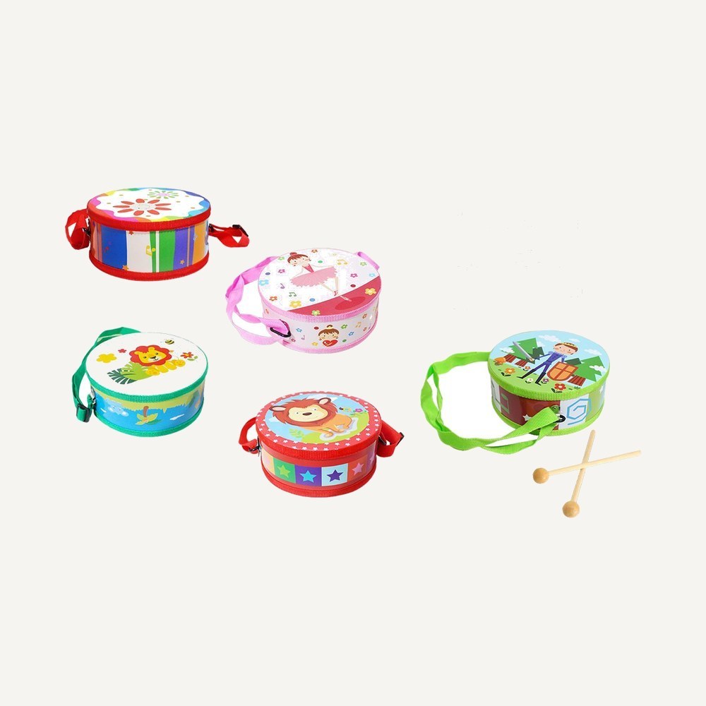 Cartoon Shoulder Strap Drum for Kids