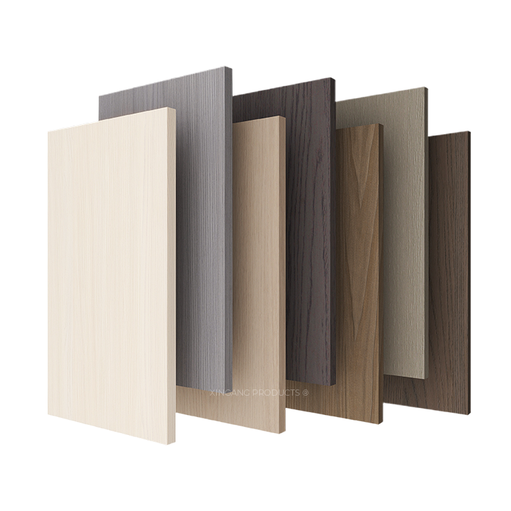High bonding Strength Melamine Faced Decorative Particle Board Thickness 8-25mm