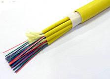Flexible 12 Strand Multimode Fiber Optic Cable Breakout Fiber Cable For Network