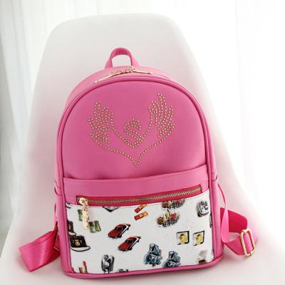 PU leahter wholesale cheap price woman backpacks mochilas de moda tas punggung wanita