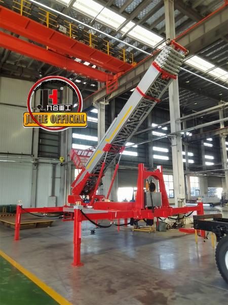 45m Caminhão de escada aérea superior Com motor de gasolina separado Potência hidráulica Boom Lift Aerial Manlift Plataforma de trabalhoCamião