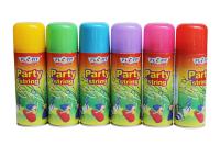 L'aérosol peut partie le jet fou de ficelle de couleurs mélangées de jet de ficelle de partie pour des enfants/adultes