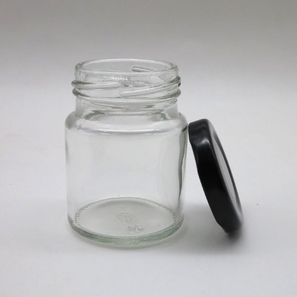 Customized Small Glass Honey Jar Or Kitchen / Living Room FDA Safety Standards