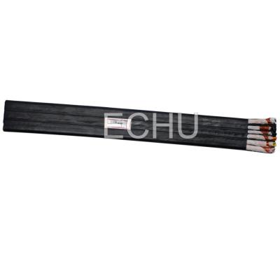 Flat Flexible Traveling Cable for Crane or Conveyor Black Jacket with Mixed structure