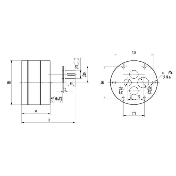 Melt-Blow Metering Pump Hrb-50/60/70 High Pressure Gear Pump for Chemical & Textile Industry