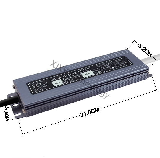 ИП67 делают защитную трубку водостойким светового модуля источника питания 12В 150В 12.5А СИД