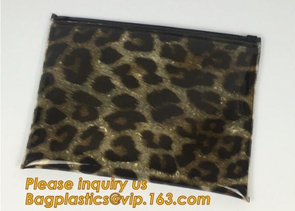 Eva Slider Frosted Swimwear Packaging Bags Cosmetic Organizer Pouch with Zipper Toiletry, Pencil, Brush, Makeup