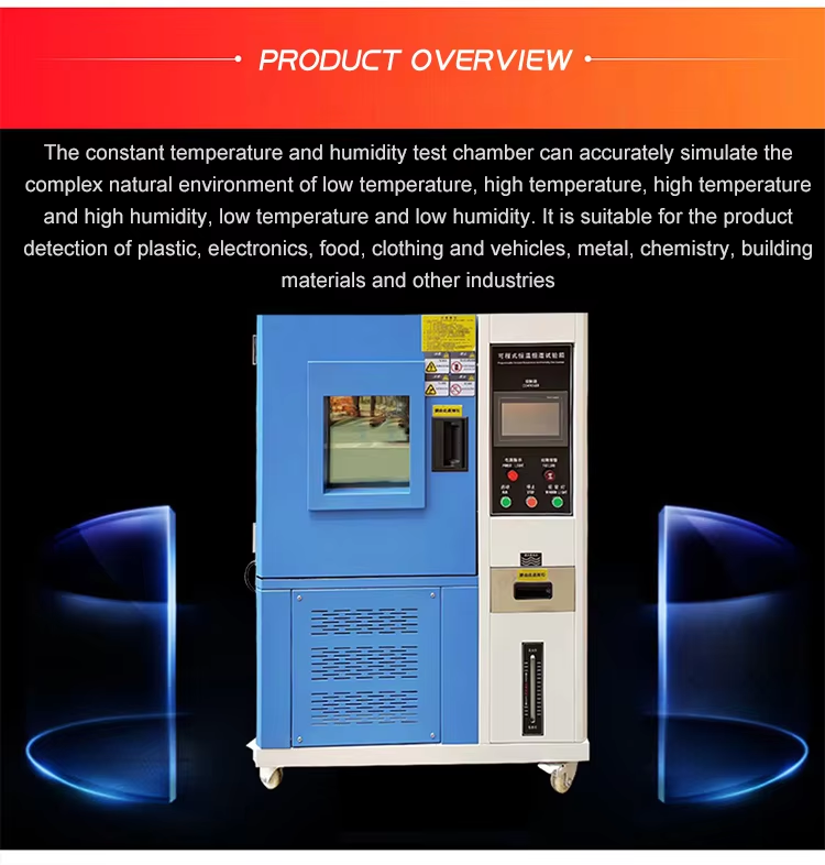 Stainless Steel Ozone Aging Test Chamber with 50~1000 pphm Ozone Concentration and Programmable Touch Screen Controller