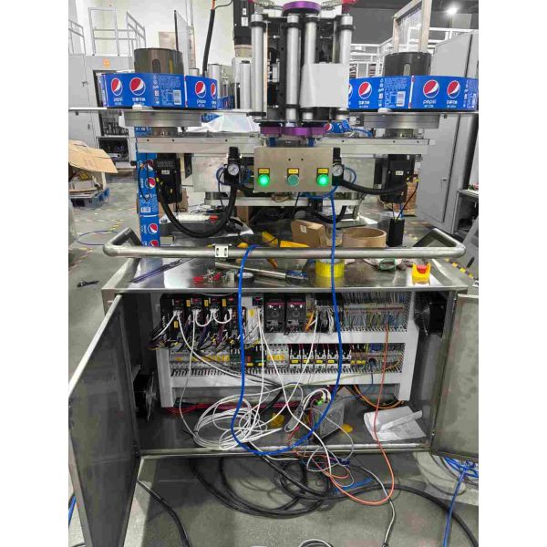 High Precision Hot Melt Round Bottle Labeling Machine | 60% Glue Saving Low Maintenance