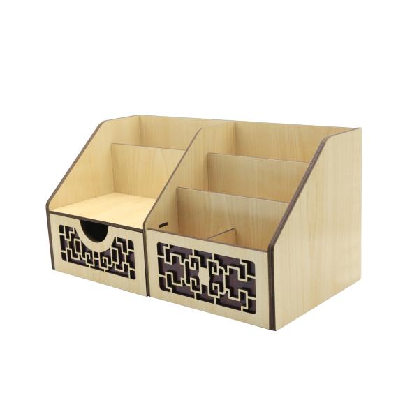 Wholesale Wood Products - Exquisite Desktop Storage Box  Plywood Veneer, Plywood Wooden Box Antique Box