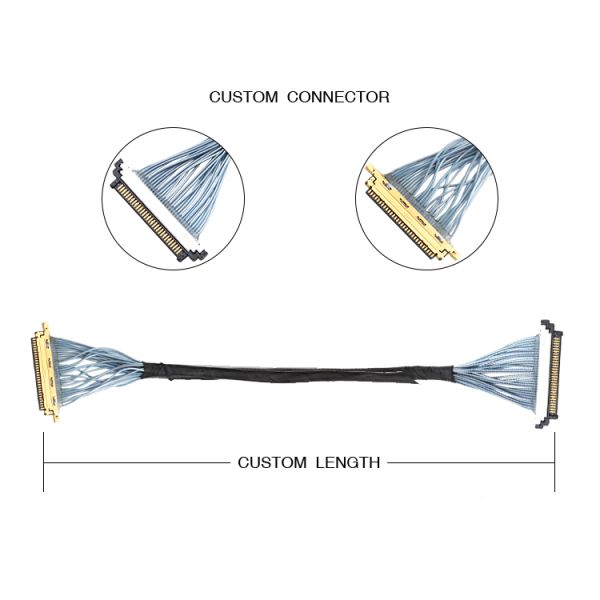 Kel 0.5mm Pitch Micro Coaxial Cable Ssl20-30sb Idc Connector