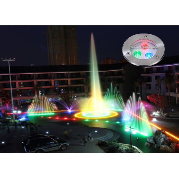 IP68  316 Stainless Steel Embedded LED Pool Light Underwater 3 Watt 50 - 60HZ