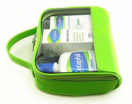 Large Capacity Clear Cosmetic & Toiletry Bags PVC For Travel