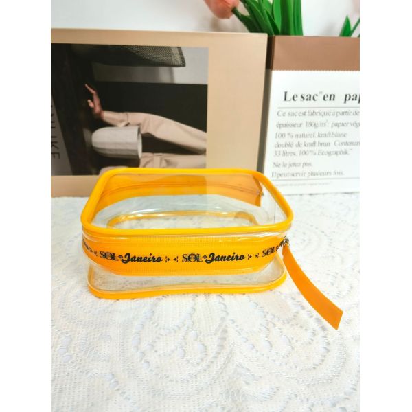 Promotion Sale Fashion Style Waterproof Clear Makeup Bag for Your Cosmetic Collection