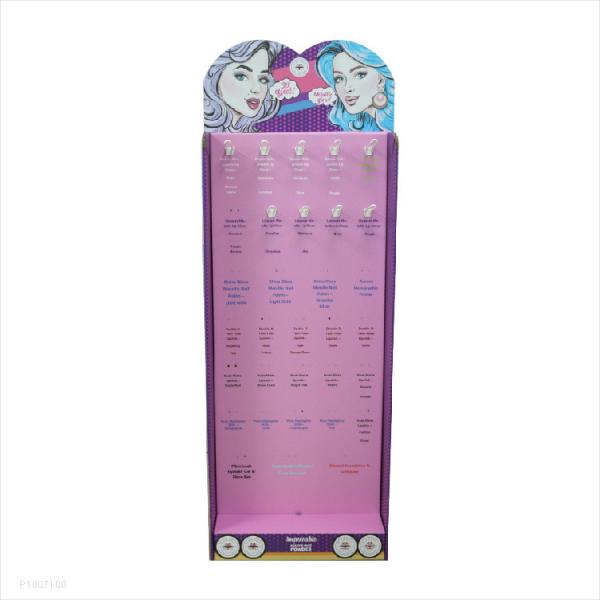 Caixas de exibição personalizadas de papelão, de balcão, de cartão, para exposições de produtos cosméticos