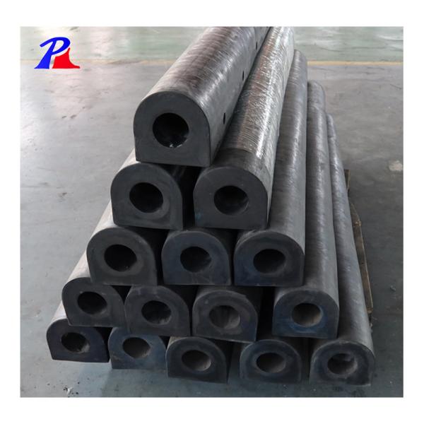 Wharf and Dock Bumper D Type Ship Boat EPDM Rubber Seal Strips Natural Rubber Material