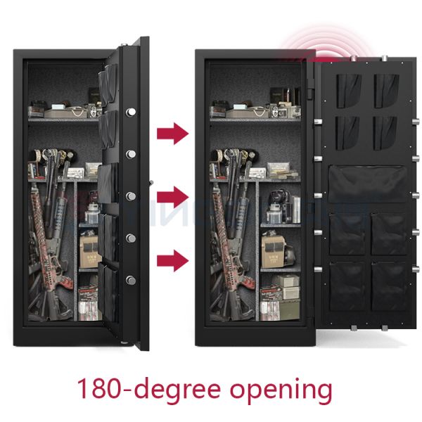 Heavy Duty Steel Gun Safe Box Solid Steel Heavy Duty Fireproof Protection