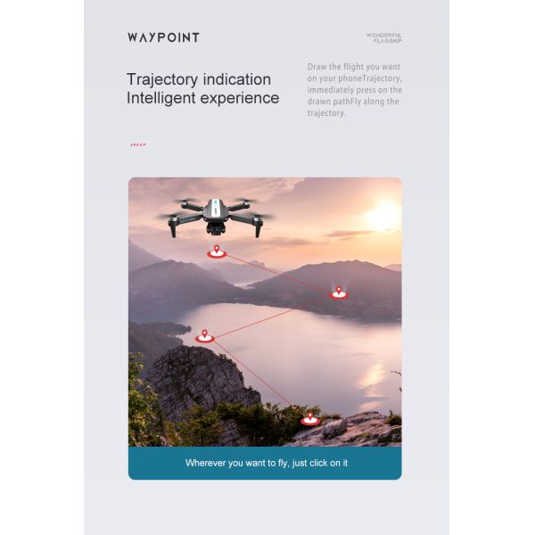 Lu900 Mini Drone 4k Dual Camera Drone With 5g Wifi Fpv Abs Remote Control Toys 100m Image Transmission Distance Yes Gyro