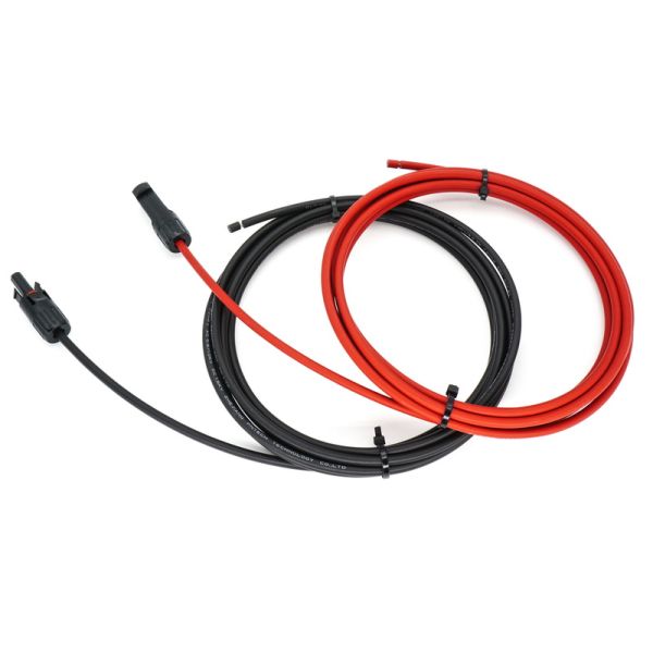 AWG TUV 12 залуживал медный солнечный провод кабеля руководства с соединителями PV