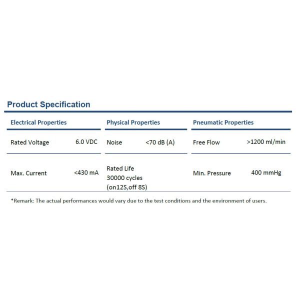 AIRJET Air compressor 6V electric mini air pump KMP-20A-6A