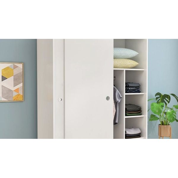 Шкаф шкафа раздвижной двери мебели панели компактной спальни деревянный Extendable