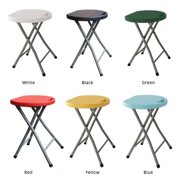 OEM Modern Lightweight Round Plastic Folding Chair And Table Stool folding table and chairs set