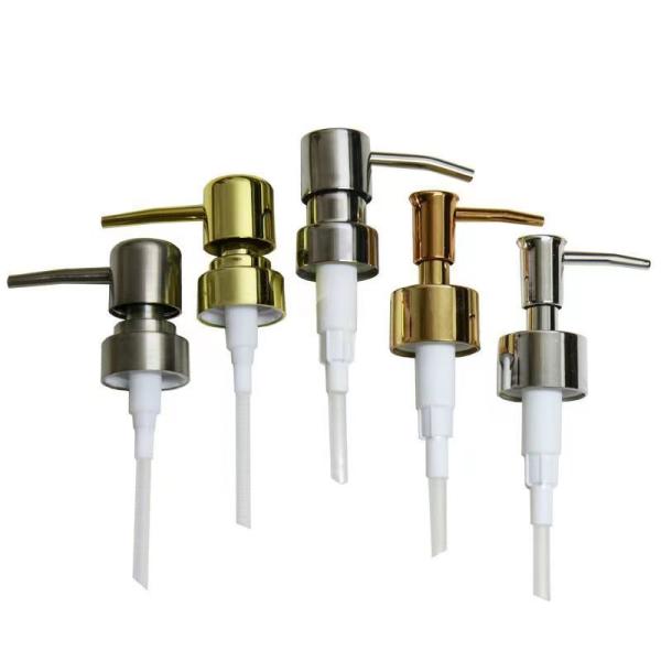 28mm Custom Color Stainless Steel Hand Soap Dispenser Lotion Pump
