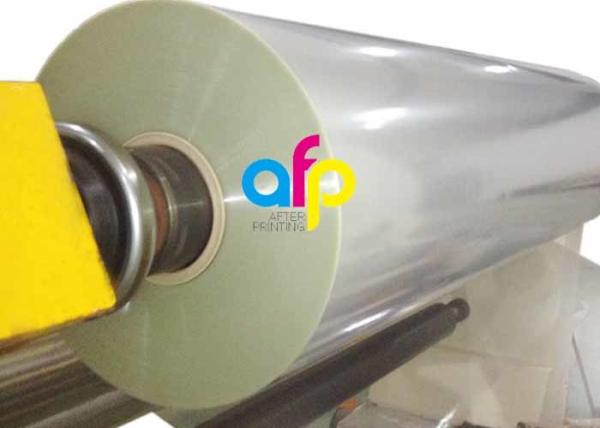 Transparent PET EVA Thermal Laminating Plastic Roll For Advertisement