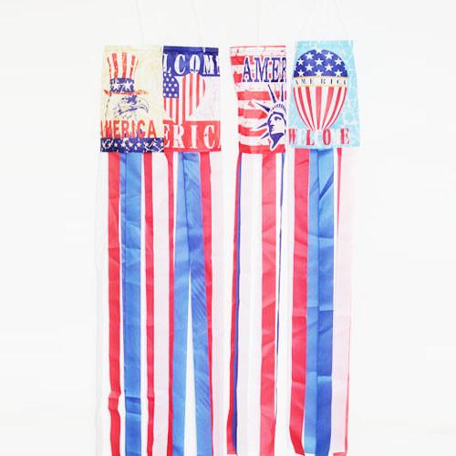 Patriotic promotional wind sock United State