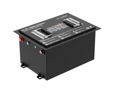 51.2V 105Ah Golf Carts LiFePO4 Battery, 100A BMS, 2560Wh Energy