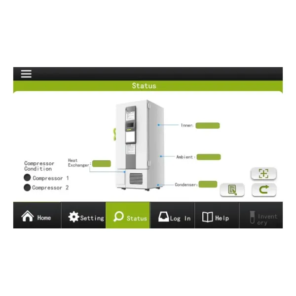 ULT 728 литров замораживателя лаборатории чистосердечного с двойной системой охлаждения