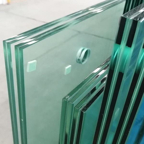 Big Size Laminated Tempered Glass Curved 6.38-5mm Thick For Building