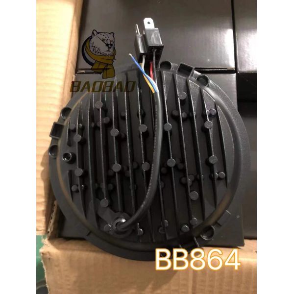 7 Inch BOSS Metal Round White Yellow Dual Color Auto Lighting System for Harley Davidson Led Headlights for Bike 70 Led Light