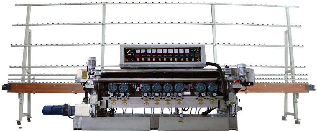 21kW Glass Edge Beveling Machine Easy Operate ISO RoHS Certified