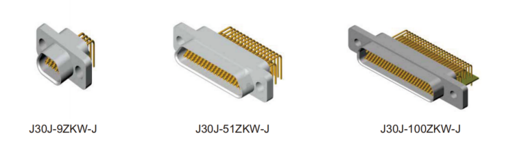 MIL-DTL-83513 Series MDM Metal Shell 15 Pin Micro-D Male Right Angel PCB Soldering Type Connector J30J-15TJW-J