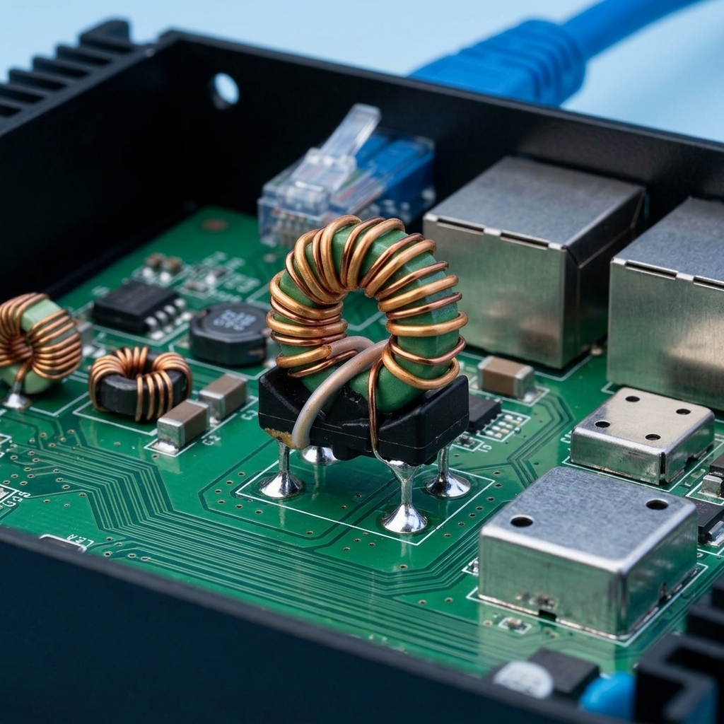 PCB Mount Custom Common Mode Choke Toroidal Coil High Current For EMI Filter Inverter