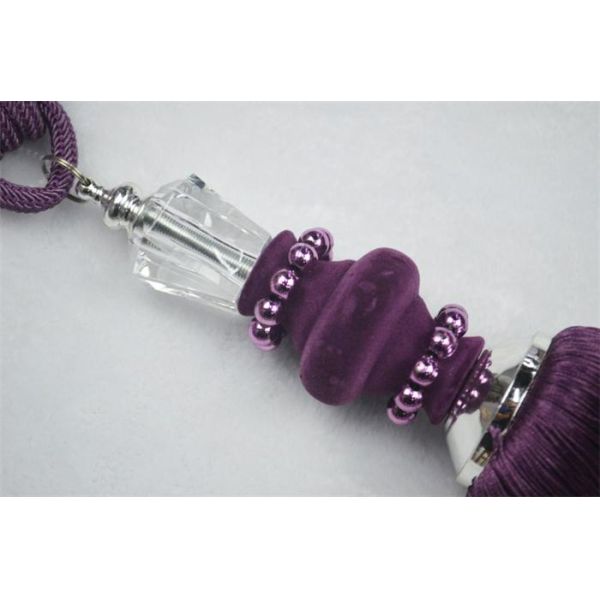 Fashion long decorative tassel fringe trimming for curtain attractive tieback hanging ball
